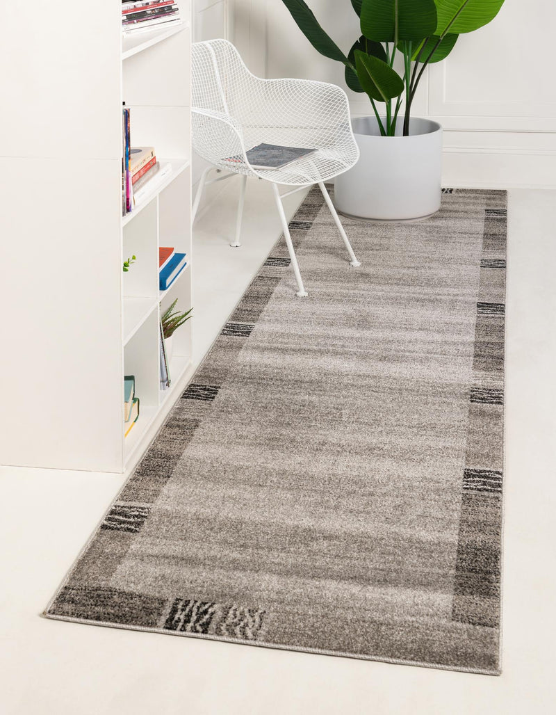 Studio Haven Collection Area Rug - Atelier Runner Light Gray lifestyle 85