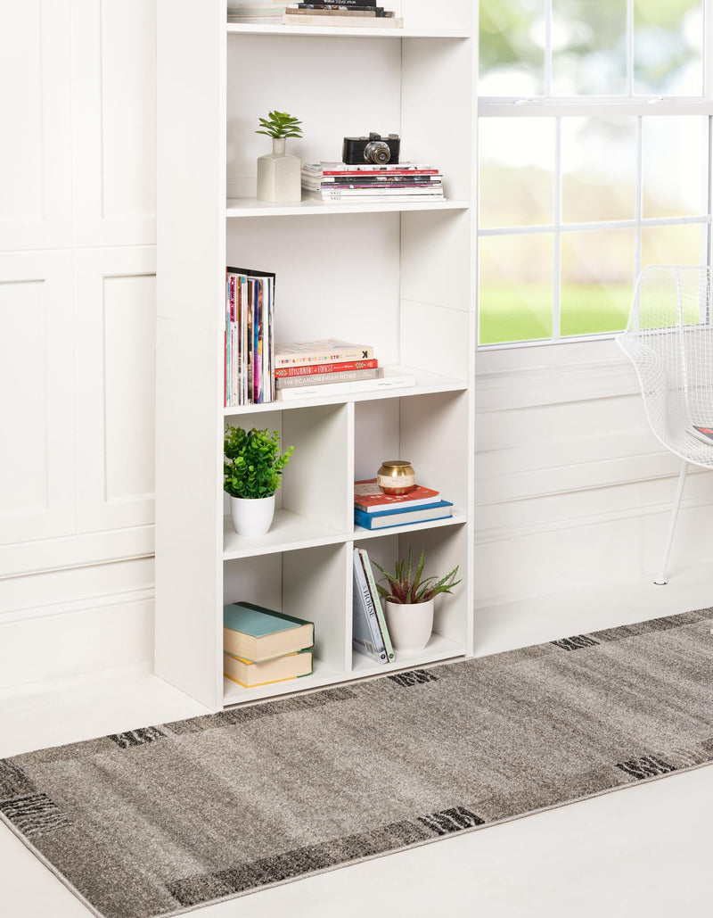 Studio Haven Collection Area Rug - Atelier Runner Light Gray lifestyle 113