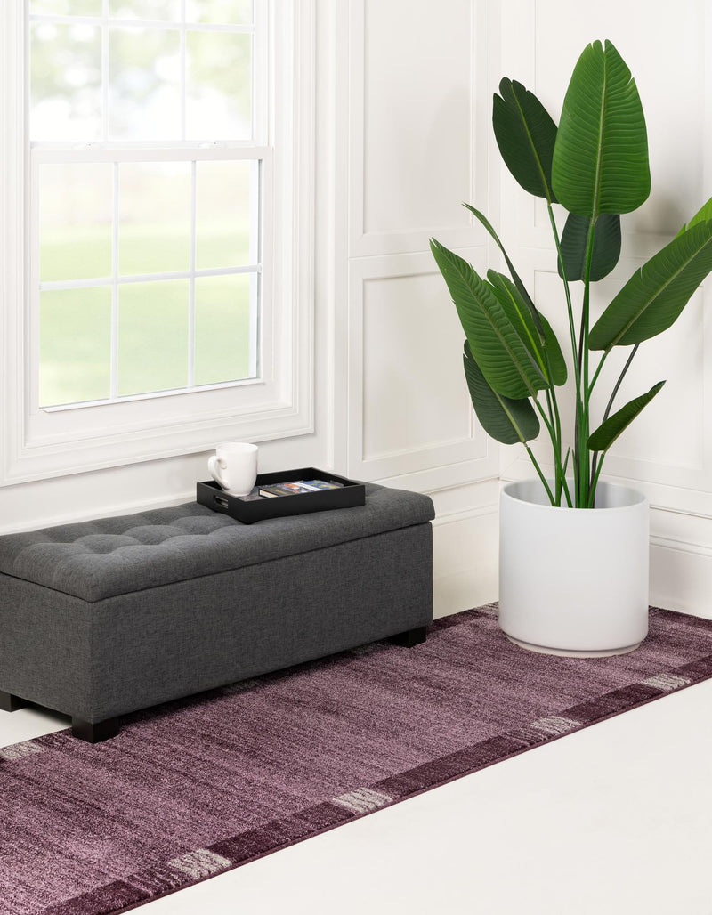 Studio Haven Collection Area Rug - Atelier Runner Violet lifestyle 66