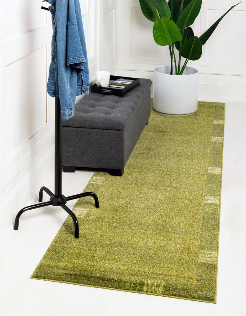Studio Haven Collection Area Rug - Atelier Runner Light Green lifestyle 86