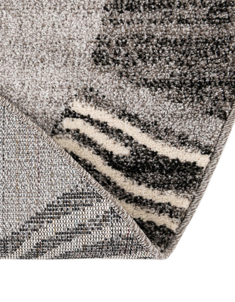 Studio Haven Collection Area Rug - Atelier Round Light Gray lifestyle 151