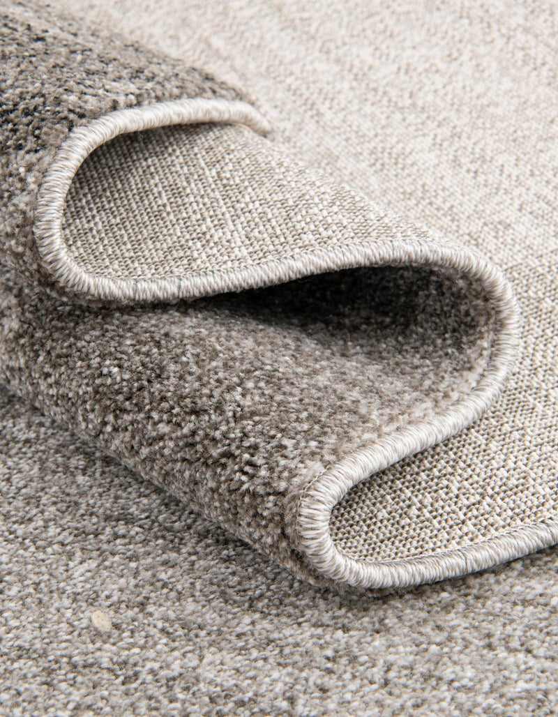 Studio Haven Collection Area Rug - Atelier Round Light Gray lifestyle 167