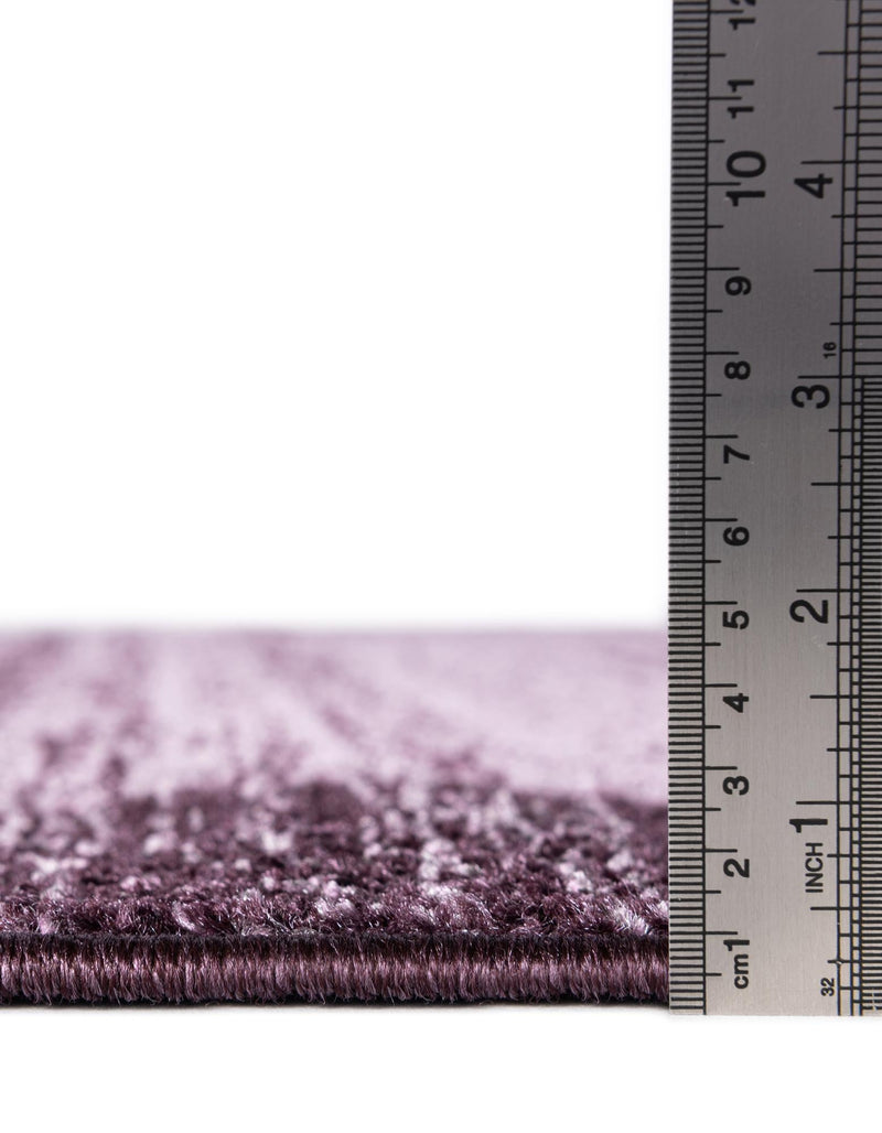 Studio Haven Collection Area Rug - Atelier Round Violet lifestyle 70