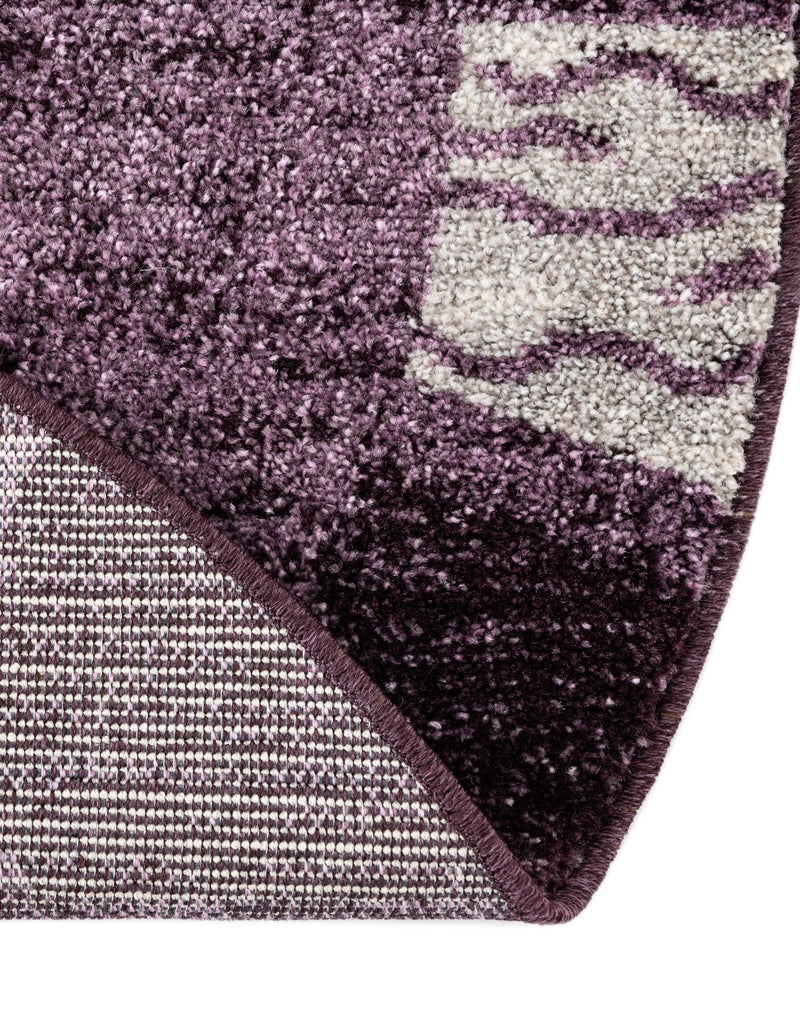 Studio Haven Collection Area Rug - Atelier Round Violet lifestyle 90