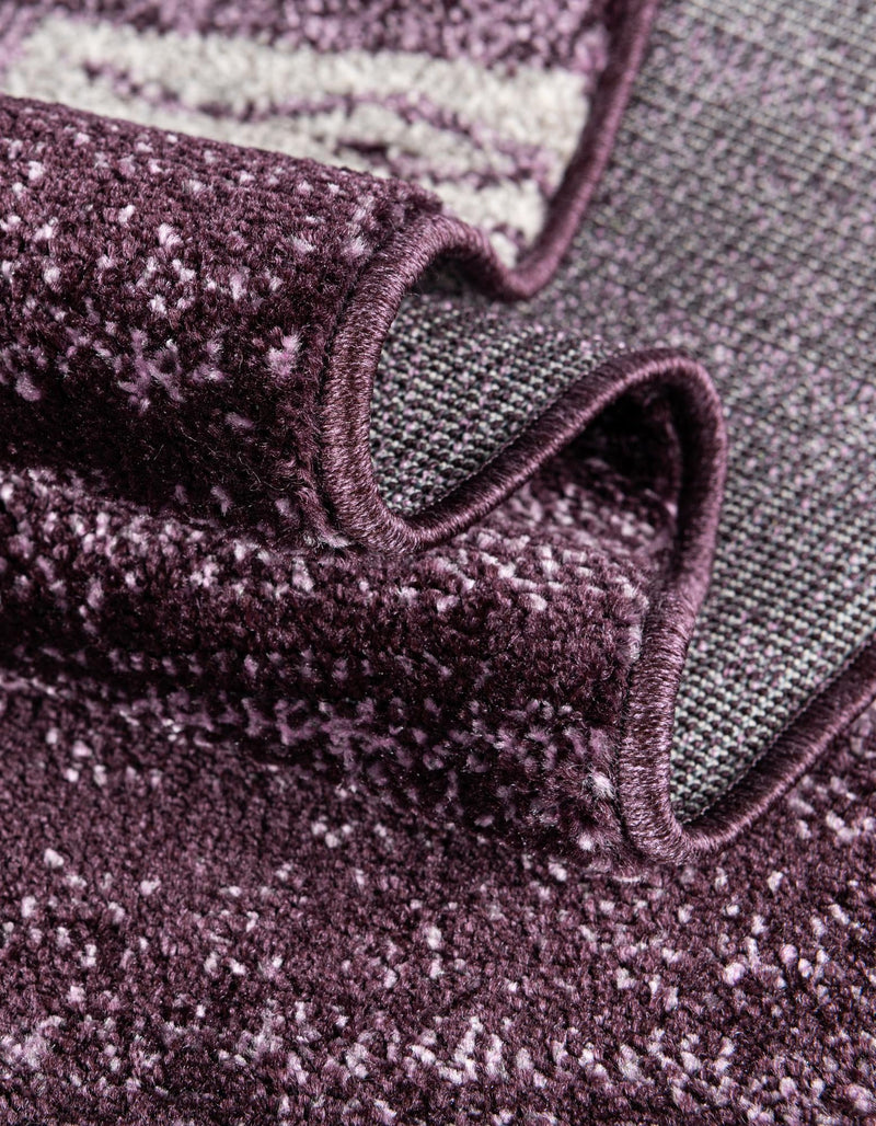 Studio Haven Collection Area Rug - Atelier Round Violet lifestyle 110