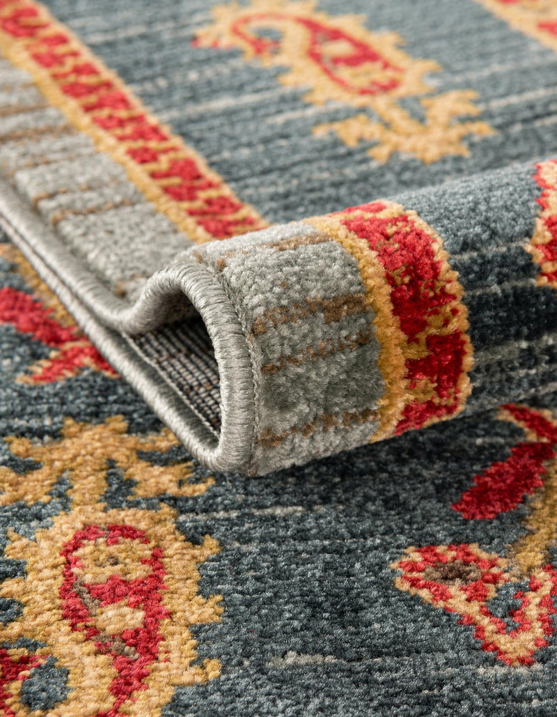 Zagros Oasis Collection Area Rug - Dalahu Rectangular Light Blue lifestyle 31