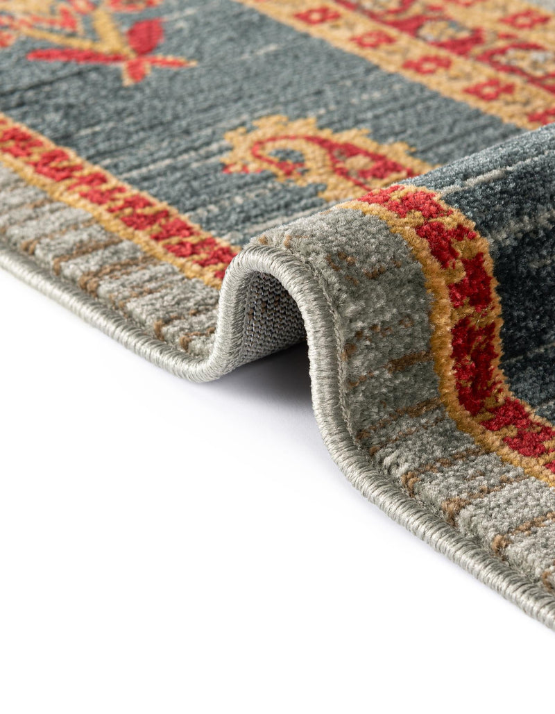 Zagros Oasis Collection Area Rug - Dalahu Rectangular Light Blue lifestyle 43