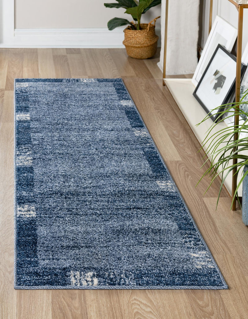Studio Haven Collection Area Rug - Atelier Runner Light Blue lifestyle 57