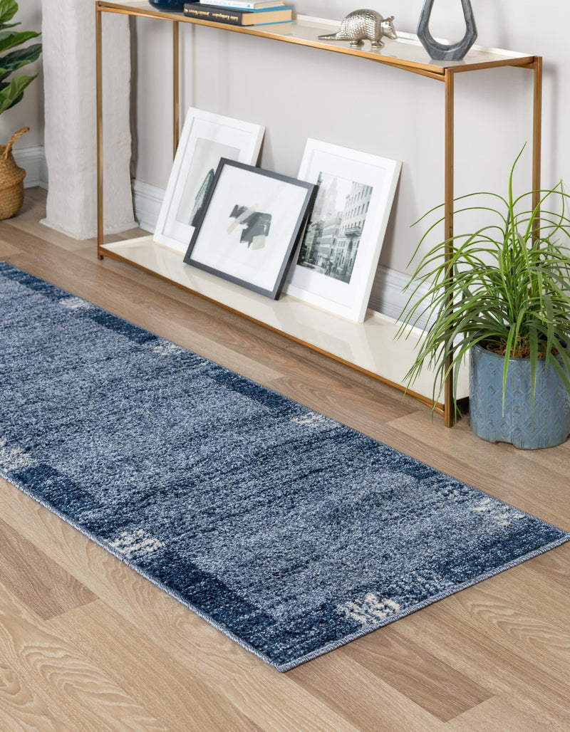Studio Haven Collection Area Rug - Atelier Runner Light Blue lifestyle 64
