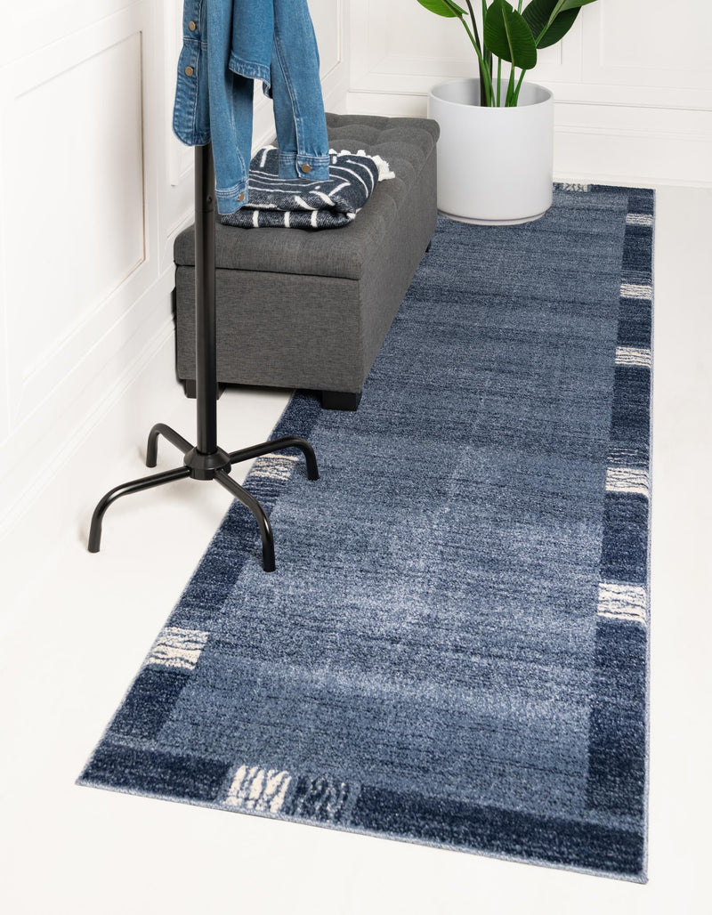 Studio Haven Collection Area Rug - Atelier Runner Light Blue lifestyle 118