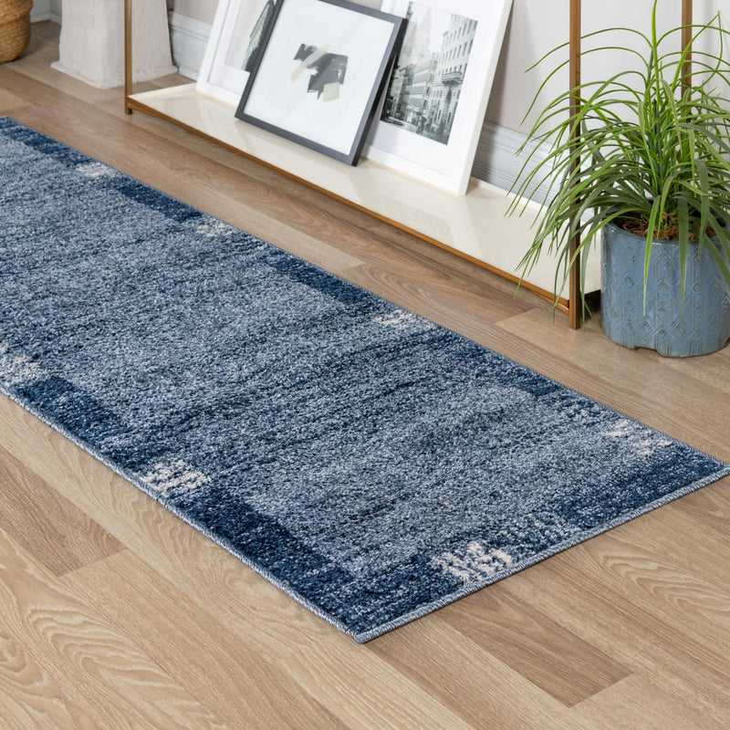 Studio Haven Collection Area Rug - Atelier Runner Light Blue lifestyle 126