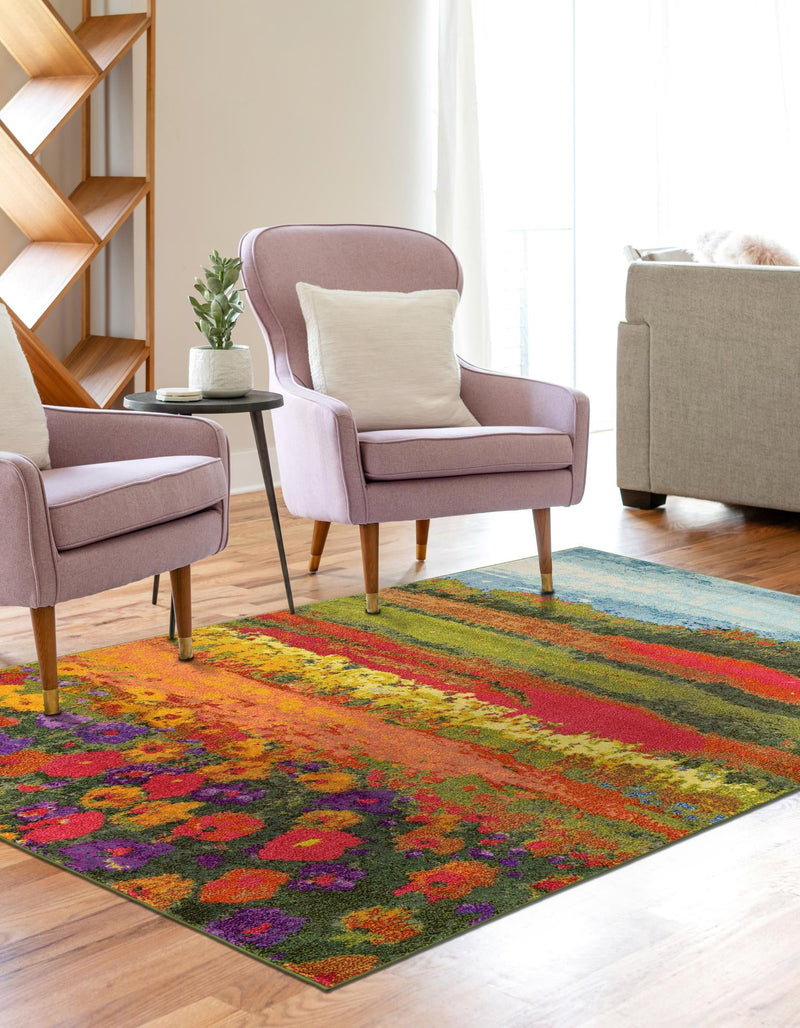Marrakesh Elegance Collection Area Rug - Taliouine Rectangular Multi lifestyle 39