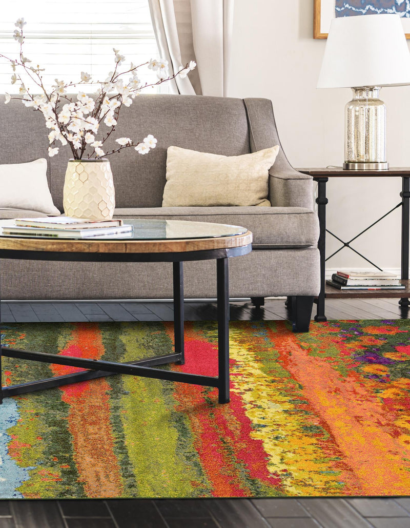Marrakesh Elegance Collection Area Rug - Taliouine Rectangular Multi lifestyle 42