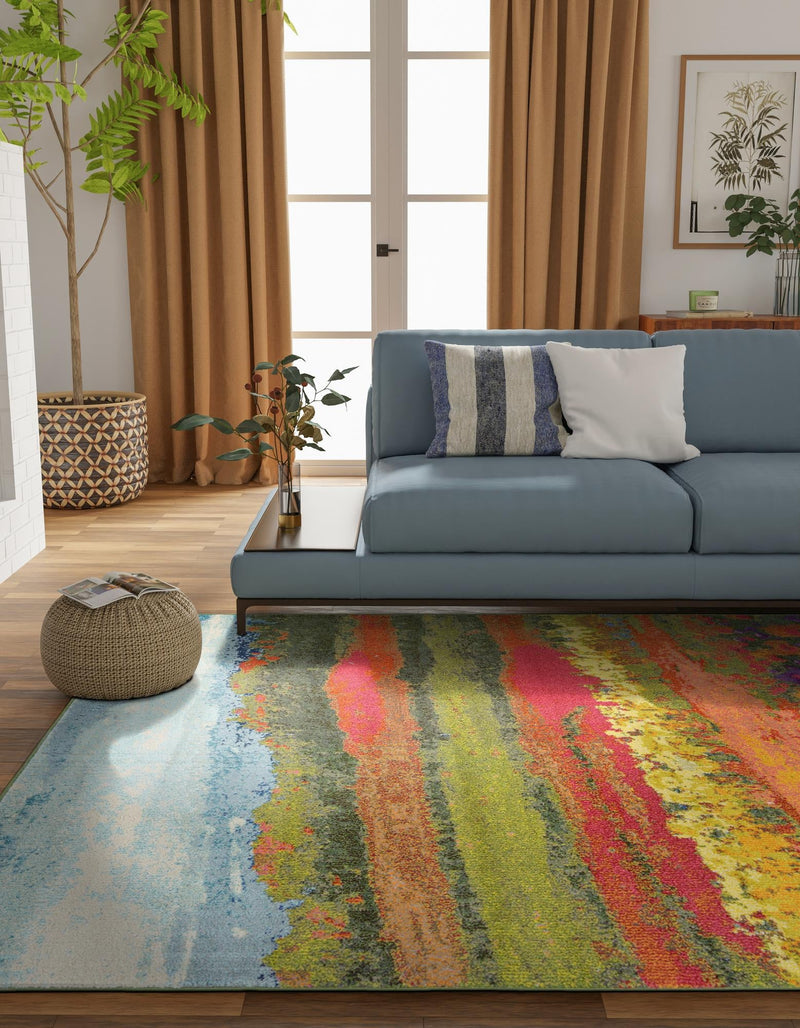 Marrakesh Elegance Collection Area Rug - Taliouine Rectangular Multi lifestyle 51