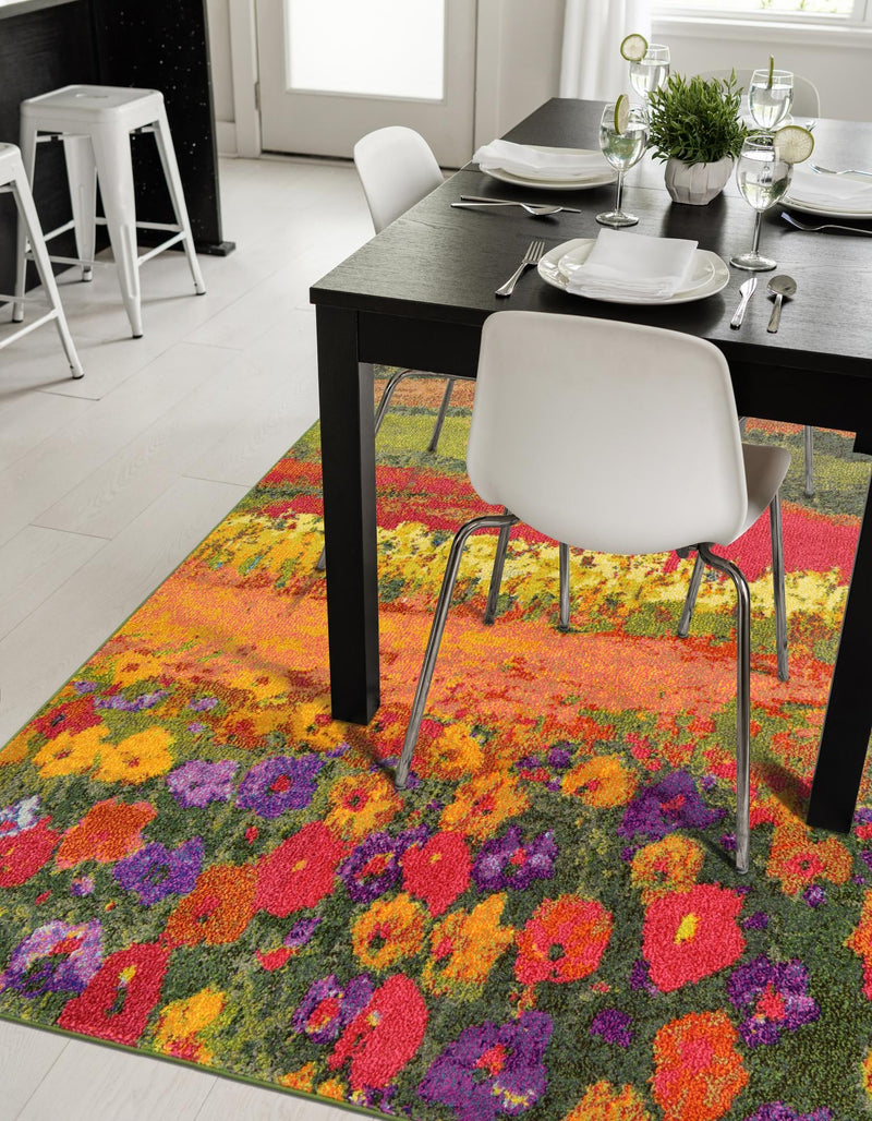 Marrakesh Elegance Collection Area Rug - Taliouine Rectangular Multi lifestyle 54