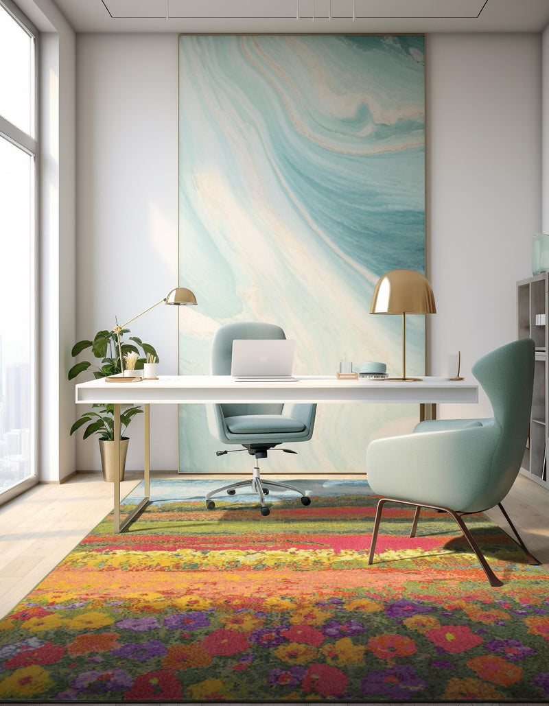 Marrakesh Elegance Collection Area Rug - Taliouine Rectangle Multi lifestyle 11