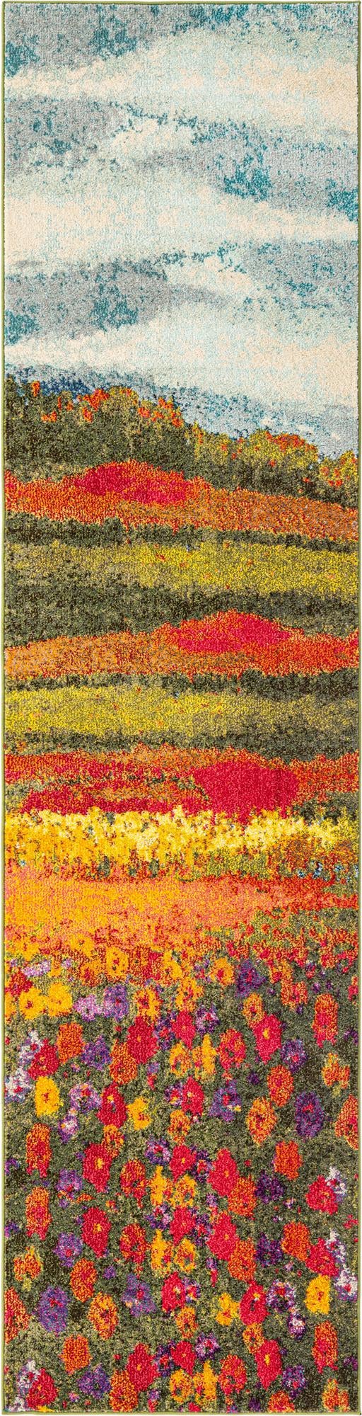Marrakesh Elegance Collection Area Rug - Taliouine Runner Multi lifestyle 24