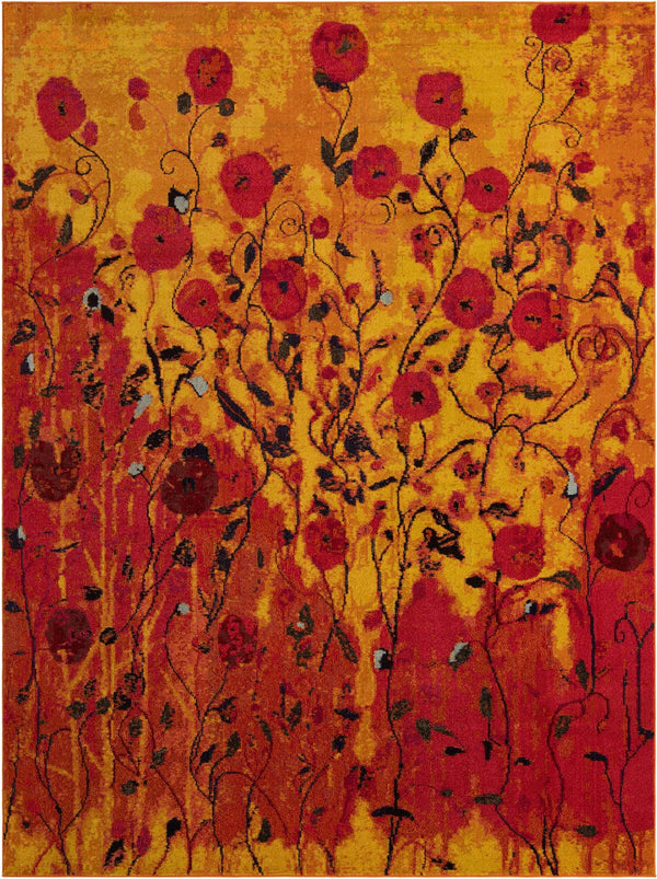 Marrakesh Elegance Collection Area Rug - Guercif Rectangle Yellow Main