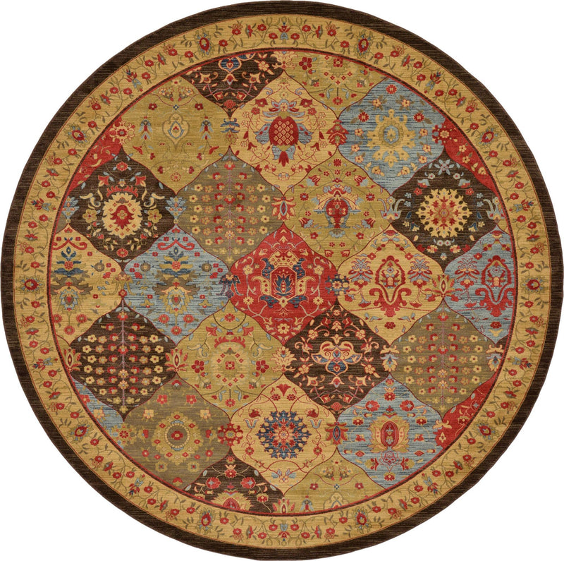 Chelsea Elegance Collection Area Rug - Camden Round Multi lifestyle 22