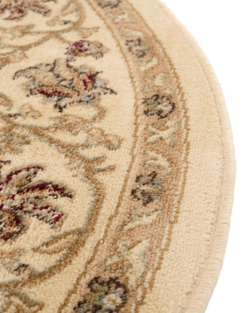 Jaipur Elegance Collection Area Rug - Mani Round Cream lifestyle 34