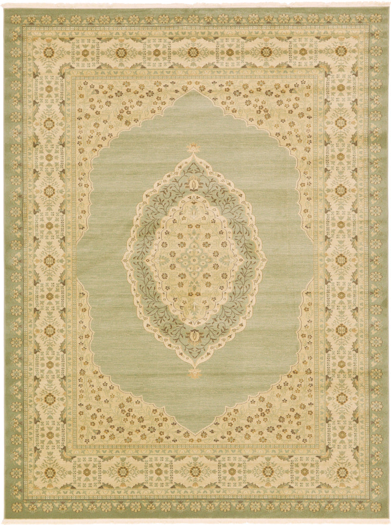 Chelsea Elegance Collection Area Rug - Thames Rectangle Light Green Main