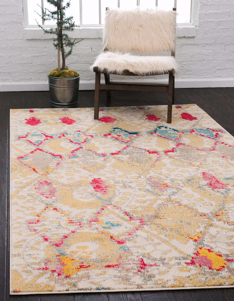 Sedona Vista Collection Area Rug - Manzanita Rectangular Beige lifestyle 15