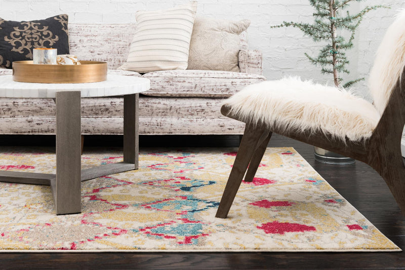 Sedona Vista Collection Area Rug - Manzanita Rectangular Beige lifestyle 25