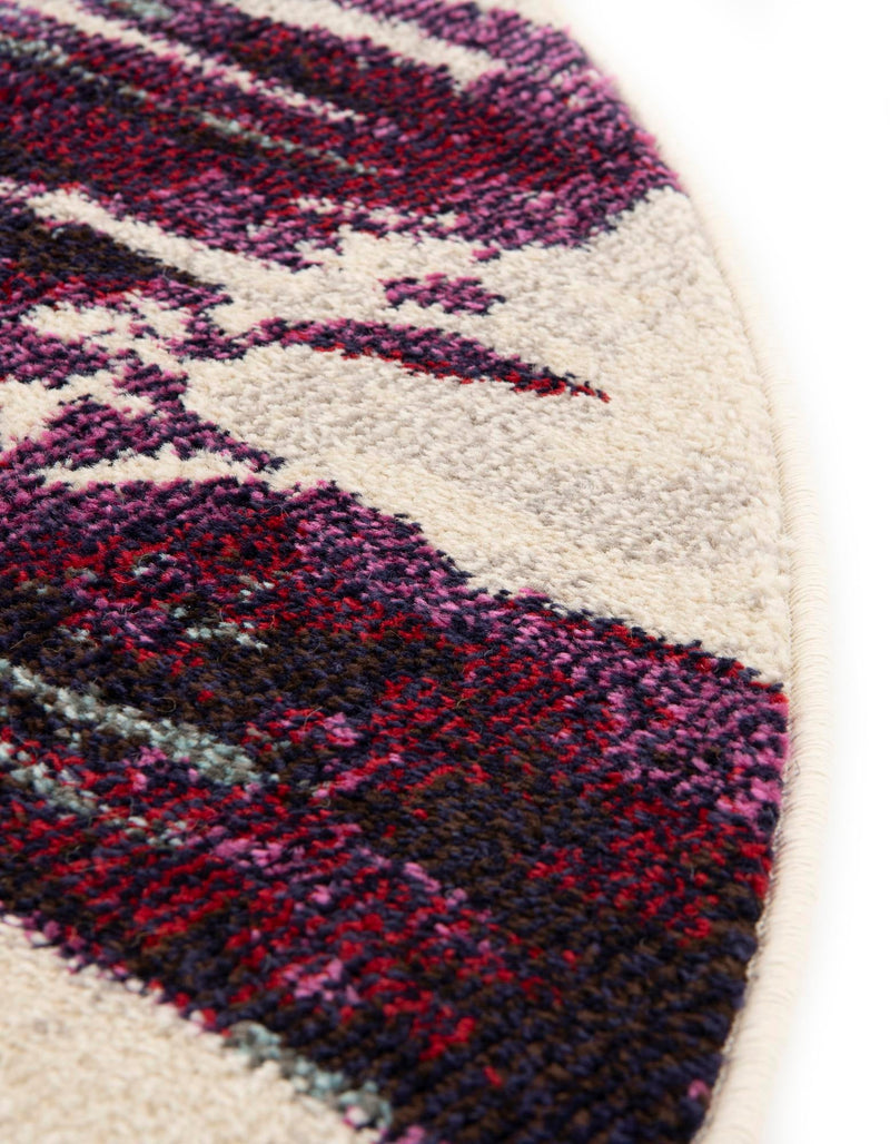 Marrakesh Elegance Collection Area Rug - Riad Round Beige lifestyle 59