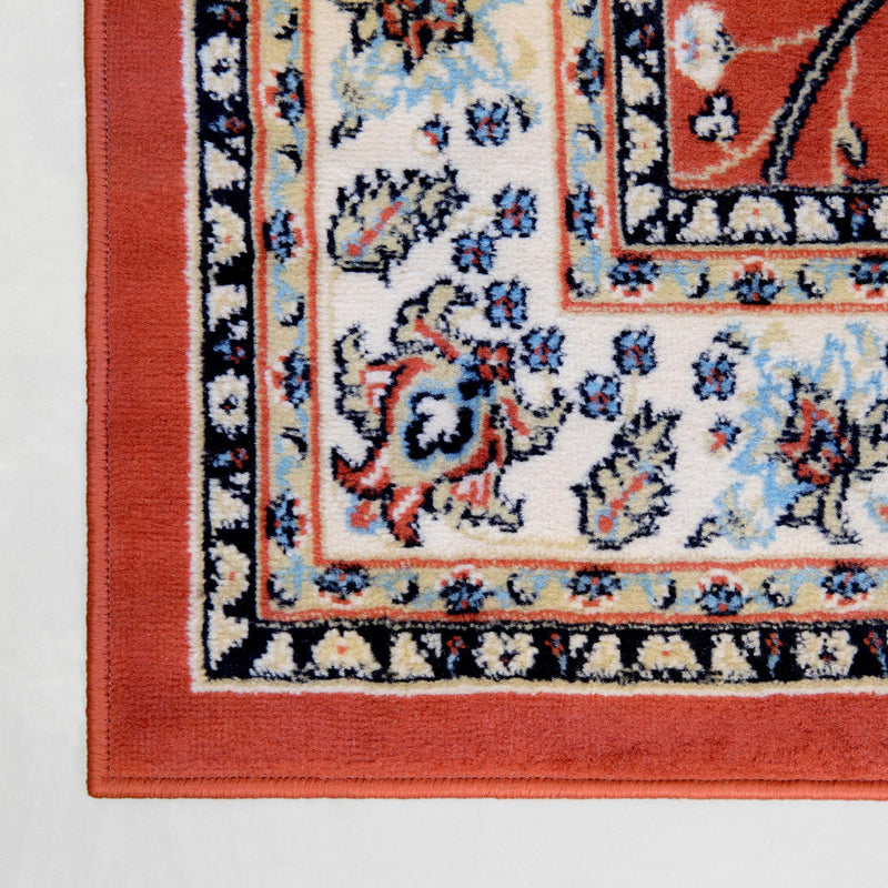 Isfahan Elegance Collection Area Rug - Naghsh-e Jahan (Terracotta) Rectangle Terracotta lifestyle 9