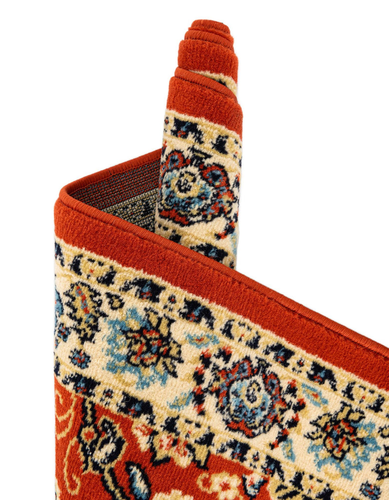 Isfahan Elegance Collection Area Rug - Naghsh-e Jahan (Terracotta) Rectangle Terracotta lifestyle 11