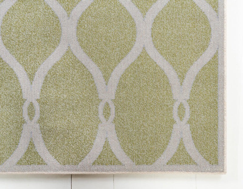 Lattice Gardens Collection Area Rug - Vinehaven Rectangle Green lifestyle 43