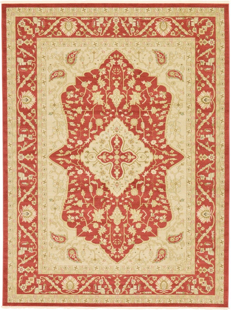 Chelsea Elegance Collection Area Rug - Twickenham Rectangle Red lifestyle 2