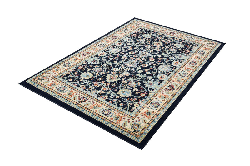 Isfahan Elegance Collection Area Rug - Naghsh-e Jahan (Navy Blue) Rectangle Navy Blue lifestyle 5