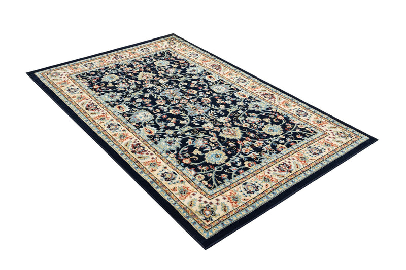 Isfahan Elegance Collection Area Rug - Naghsh-e Jahan (Navy Blue) Rectangle Navy Blue lifestyle 6