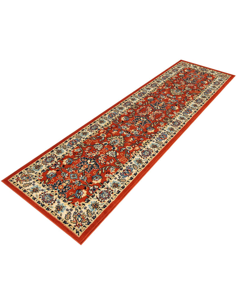 Isfahan Elegance Collection Area Rug - Naghsh-e Jahan (Terracotta) Runner Terracotta lifestyle 35