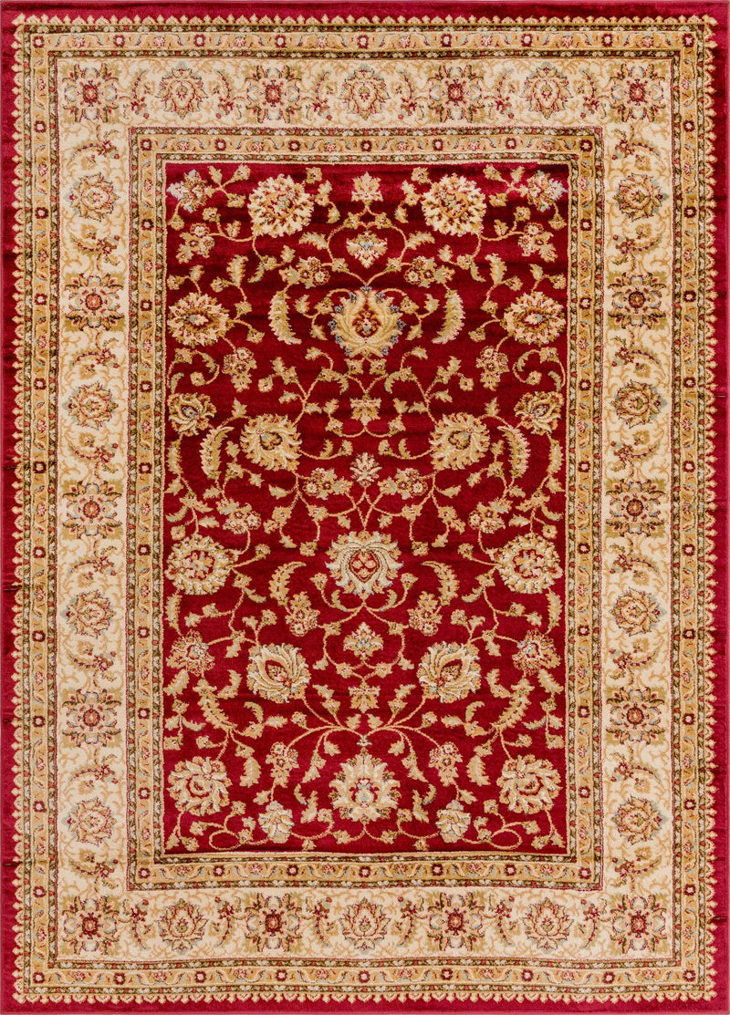 Jaipur Elegance Collection Area Rug - Nahargarh (Red) Rectangle Red lifestyle 2