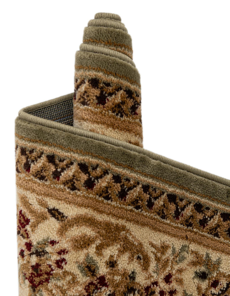 Versailles Elegance Collection Area Rug - Bellevue Rectangle Green lifestyle 33