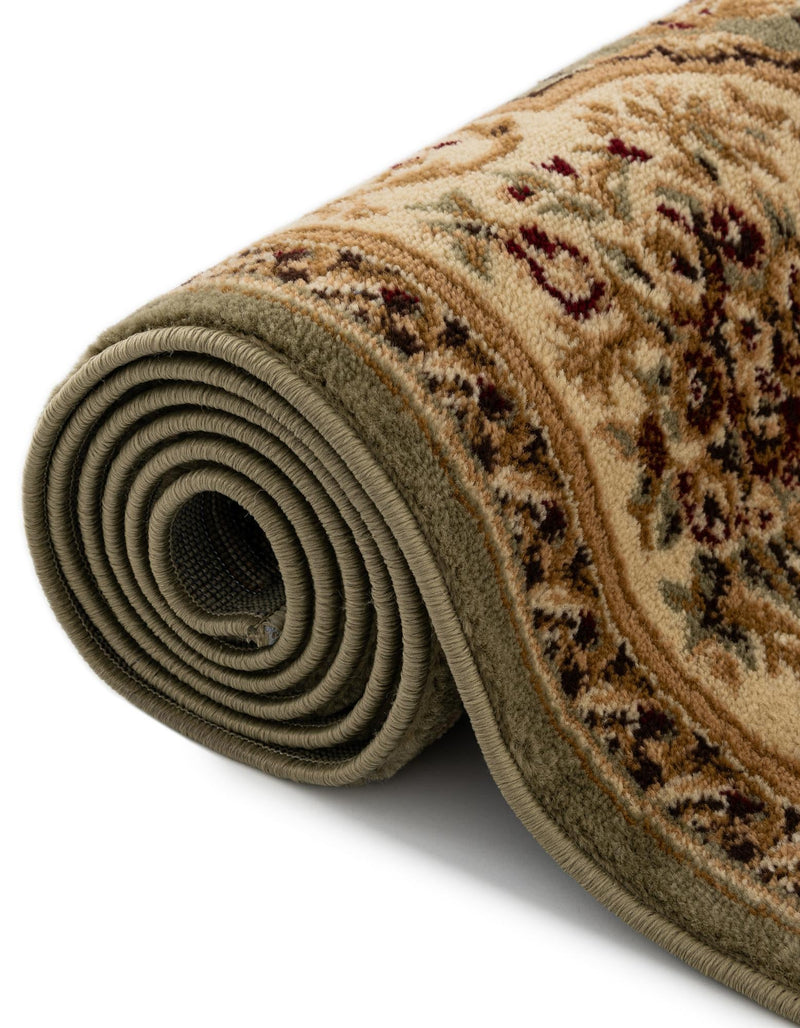 Versailles Elegance Collection Area Rug - Bellevue Rectangle Green lifestyle 36