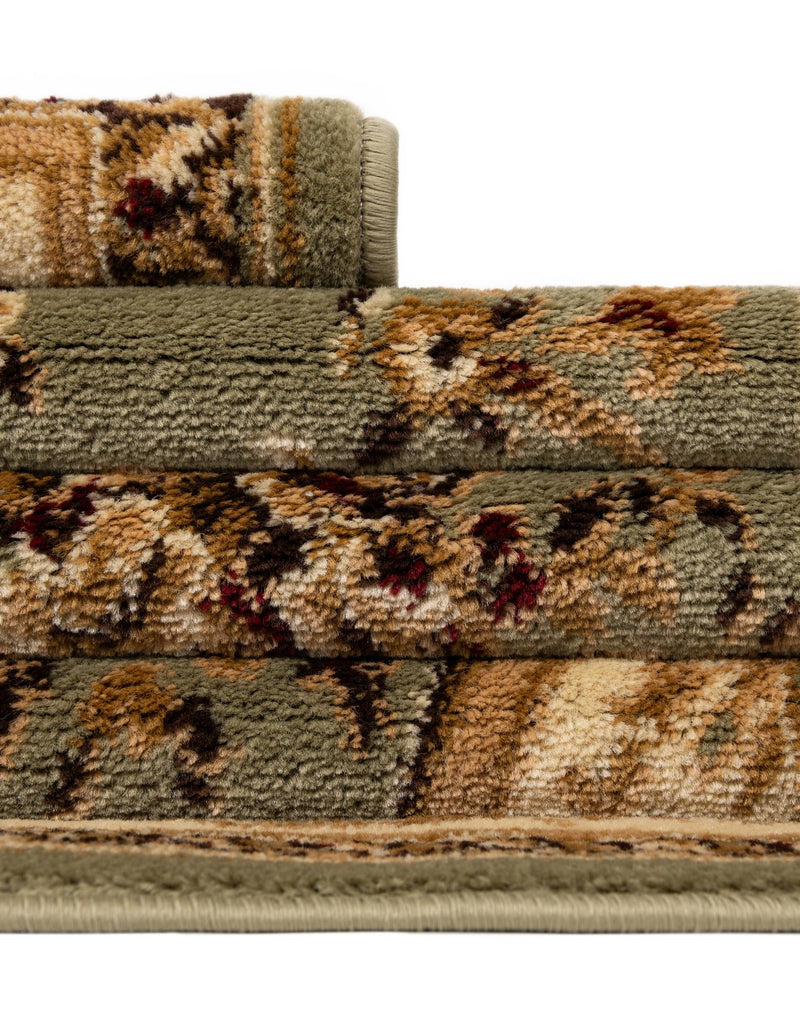 Versailles Elegance Collection Area Rug - Bellevue Rectangle Green lifestyle 42