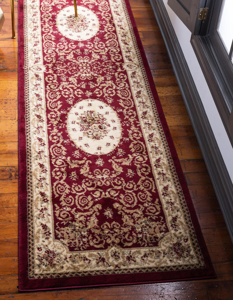 Versailles Elegance Collection Area Rug - Bellevue Runner Red lifestyle 72