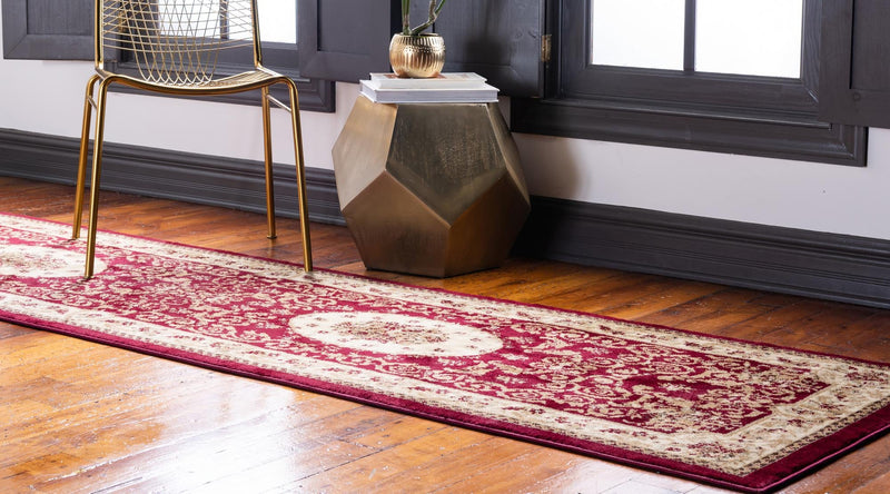 Versailles Elegance Collection Area Rug - Bellevue Runner Red lifestyle 87
