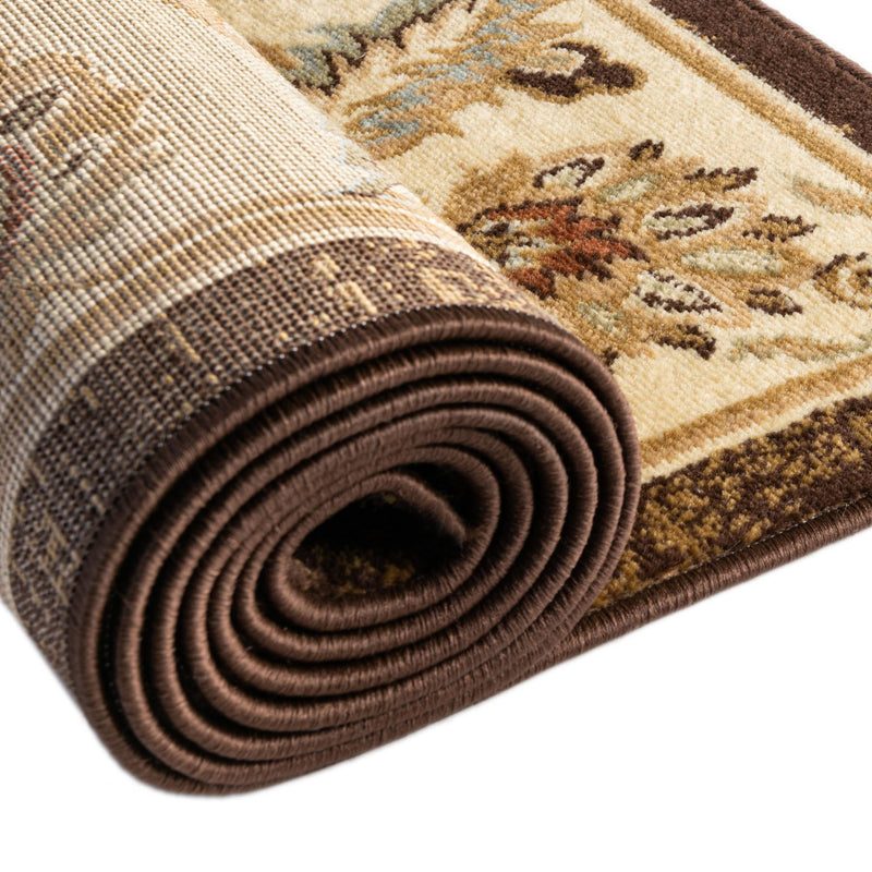 Jaipur Elegance Collection Area Rug - Lal Rectangle Brown lifestyle 66