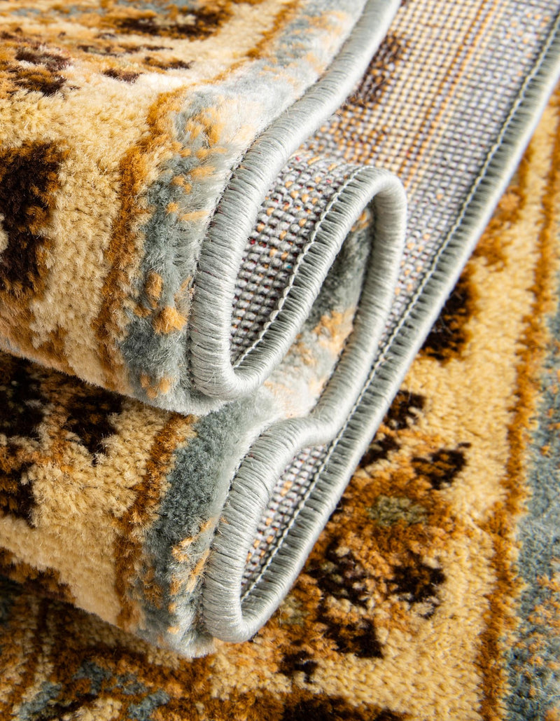 Jaipur Elegance Collection Area Rug - Lal Rectangle Light Blue lifestyle 76