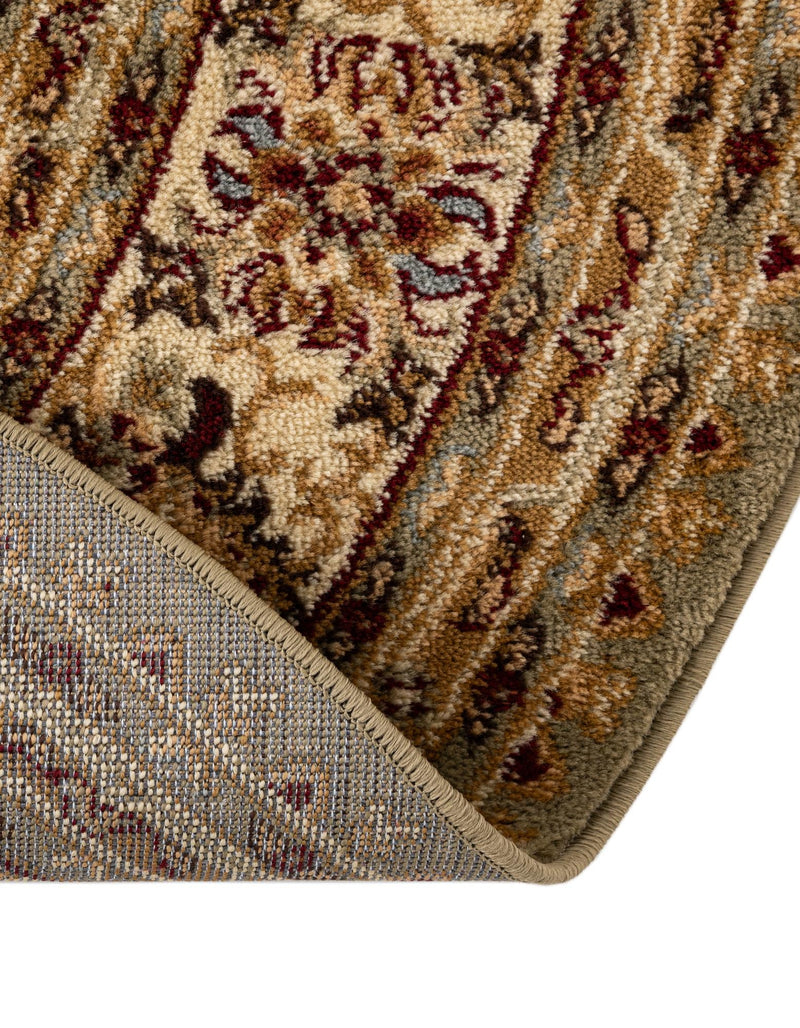 Jaipur Elegance Collection Area Rug - Nahargarh (Grass Green) Round Grass Green lifestyle 8