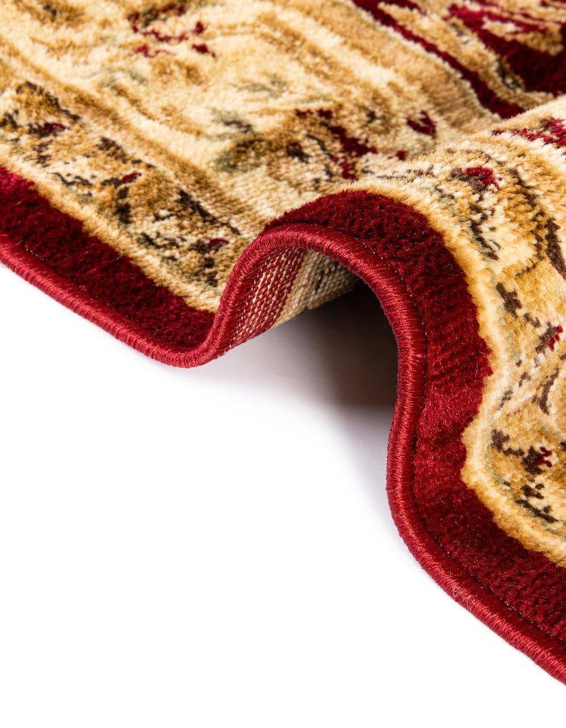 Versailles Elegance Collection Area Rug - Bellevue Rectangle Red lifestyle 29