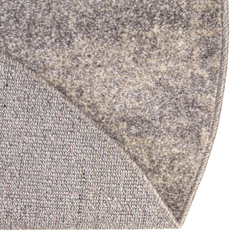 Studio Haven Collection Area Rug - Gallery (Gray) Round Gray lifestyle 47