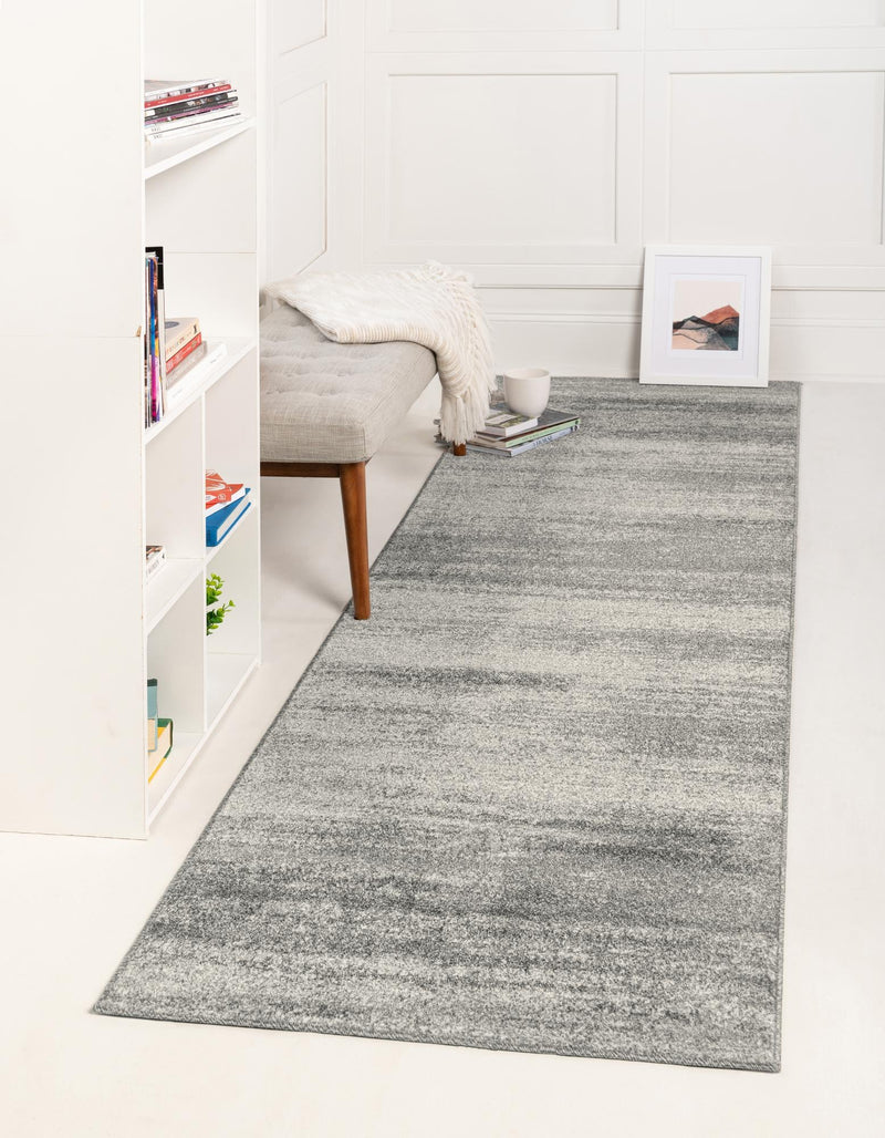 Studio Haven Collection Area Rug - Gallery (Gray) Runner Gray lifestyle 44