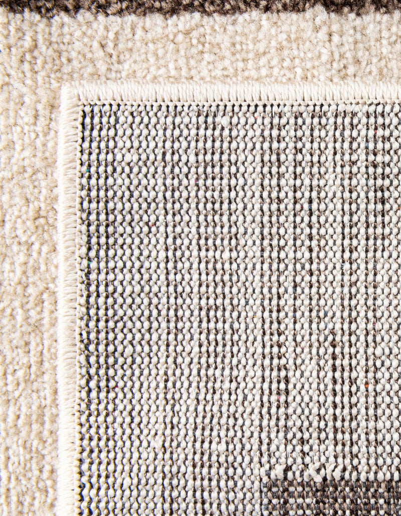 Aegean Labyrinth Collection Area Rug - Rhodes Rectangle Beige and Brown lifestyle 39