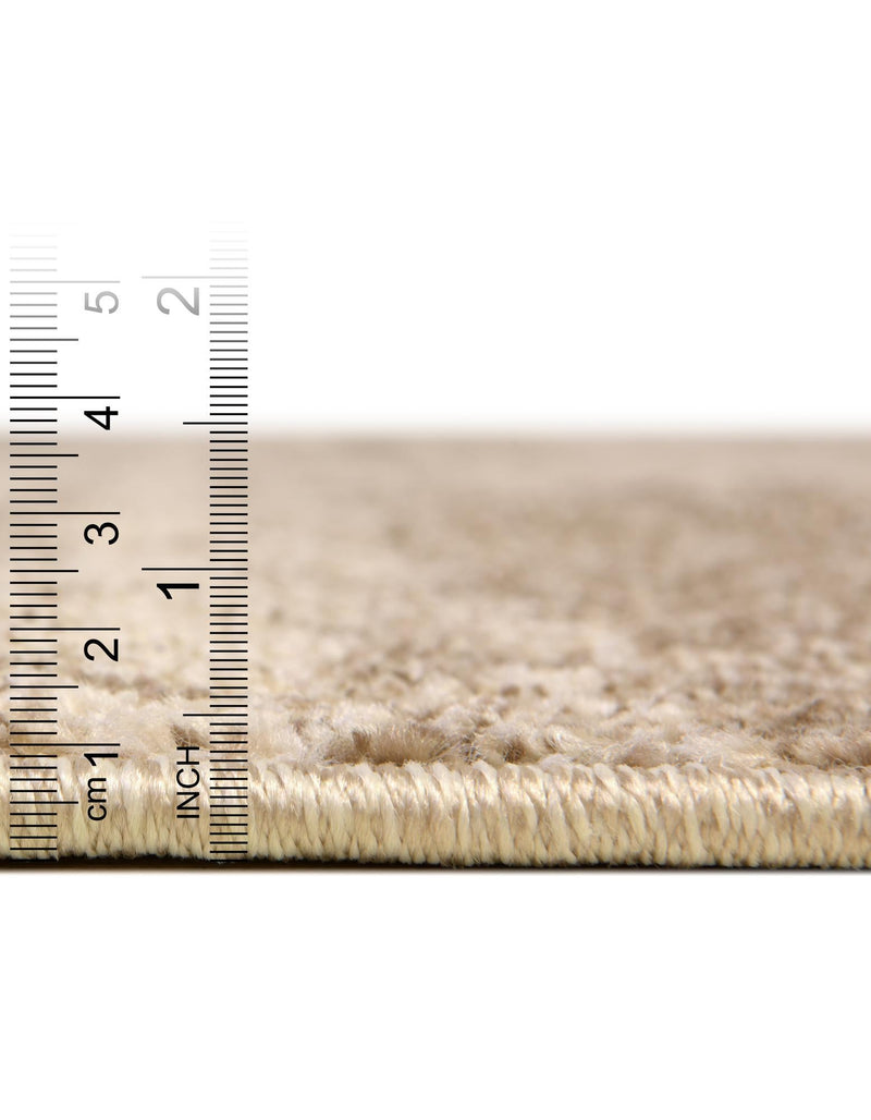 Studio Haven Collection Area Rug - Gallery (Bone Beige) Round Bone Beige lifestyle 34