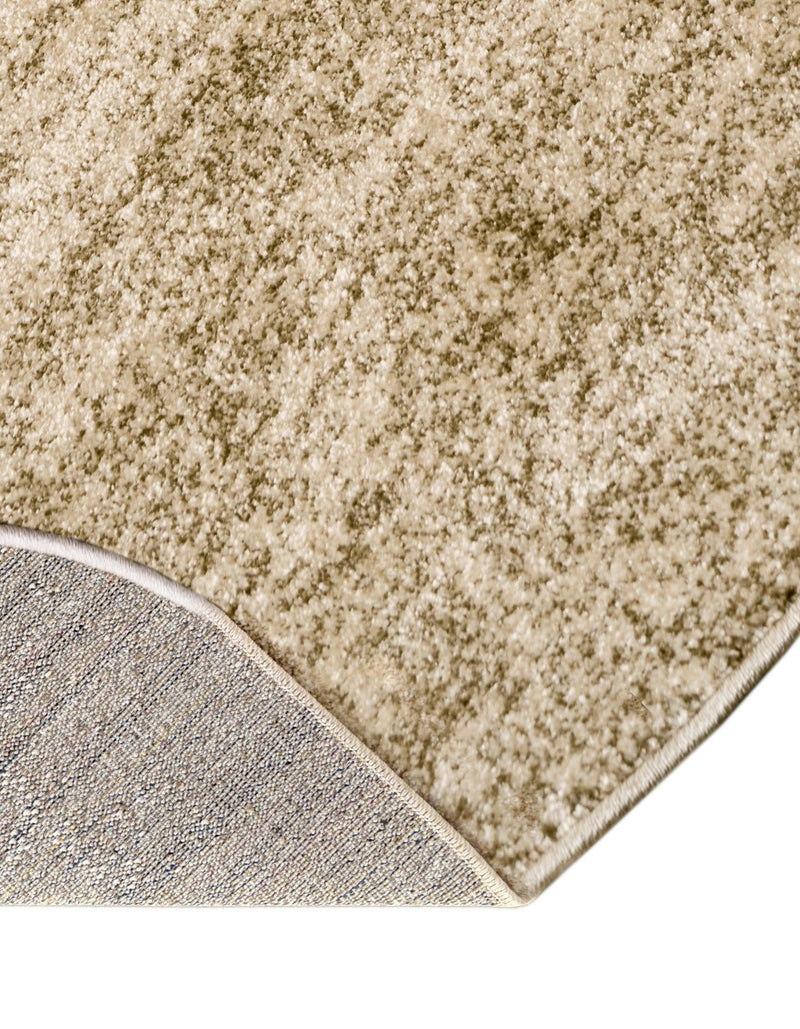 Studio Haven Collection Area Rug - Gallery (Bone Beige) Round Bone Beige lifestyle 47
